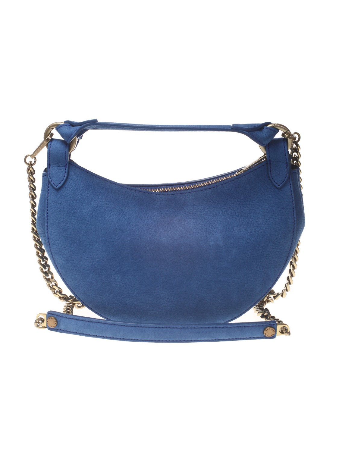 shop ORCIANI  Borsina: Orciani Mini Bag Dumpling Nabucco in Nubuck con tracolla.
Dimensioni: Larghezza: 24 cm / Altezza: 16 cm / Profondità: 10 cm.
Tasche: portacarte interno.
Chiusura con zip.
Tracolla rimovibile a catena.
Dettagli finitura ottone dorato.
Composizione: 100% Pelle.
Fabbricata in Italia.. SD0179 NAB-ELETTRICO number 849620